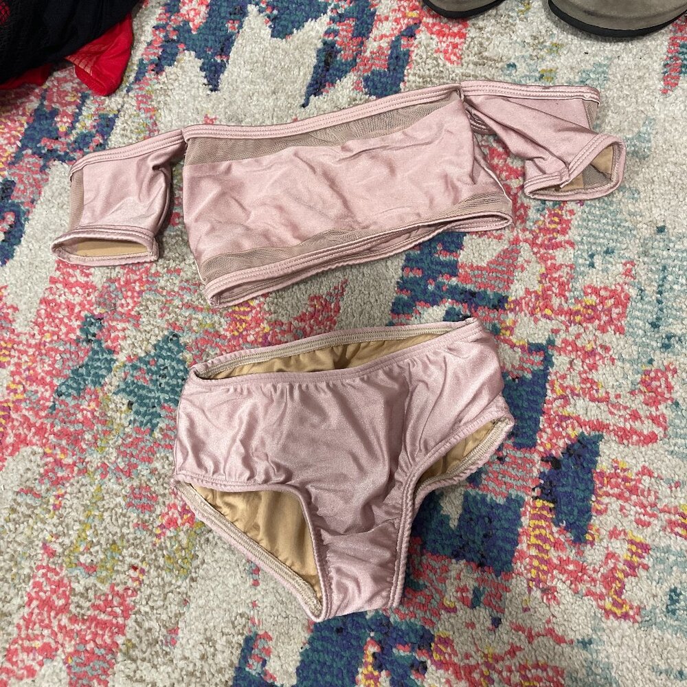 AAdancecostumes pink set child large